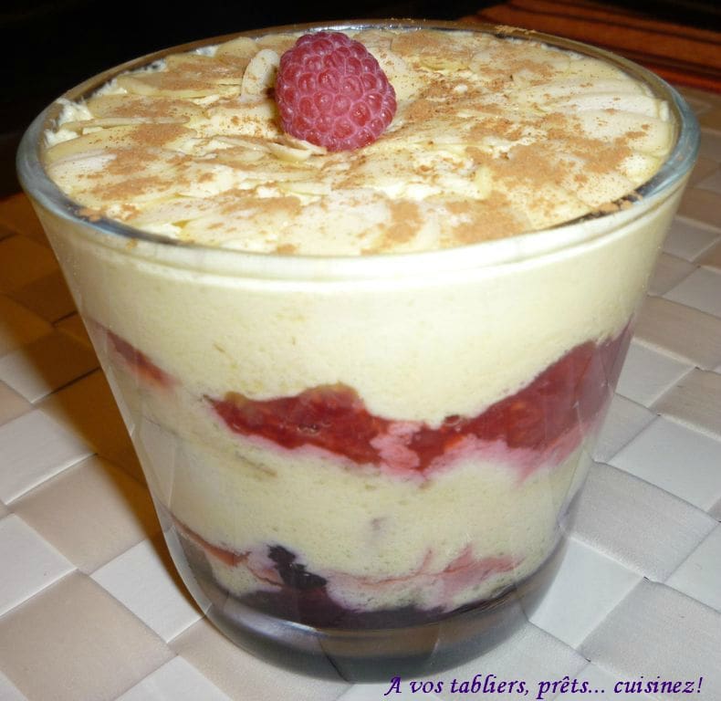 découvrez notre irrésistible tiramisu aux myrtilles, une délicieuse fusion de saveurs fruitées et de crémeux mascarpone. parfait pour une note sucrée qui ravira vos papilles !