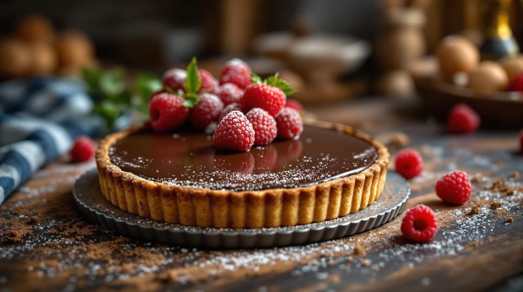 découvrez la délicieuse recette authentique de la tarte au chocolat grand-mère : une pâte fondante, une garniture riche en chocolat et des saveurs réconfortantes pour régaler toute la famille.