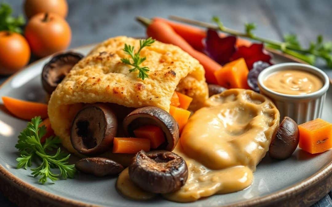 découvrez notre recette savoureuse de wellington végétarien aux champignons, une alternative gourmande et saine parfaite pour impressionner vos convives.