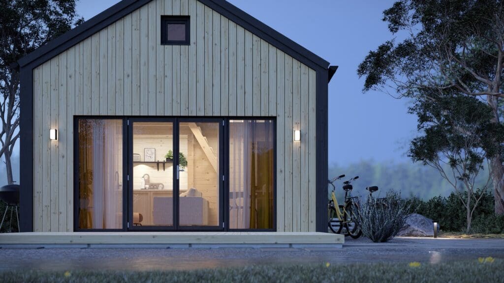 maison en bois en kit