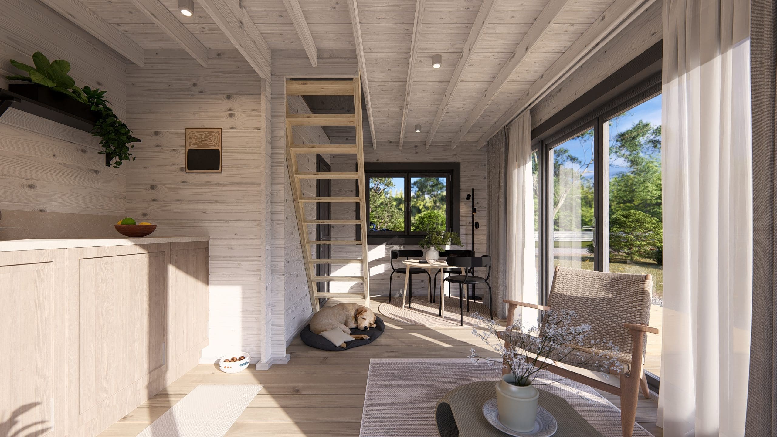 maison en bois en kit