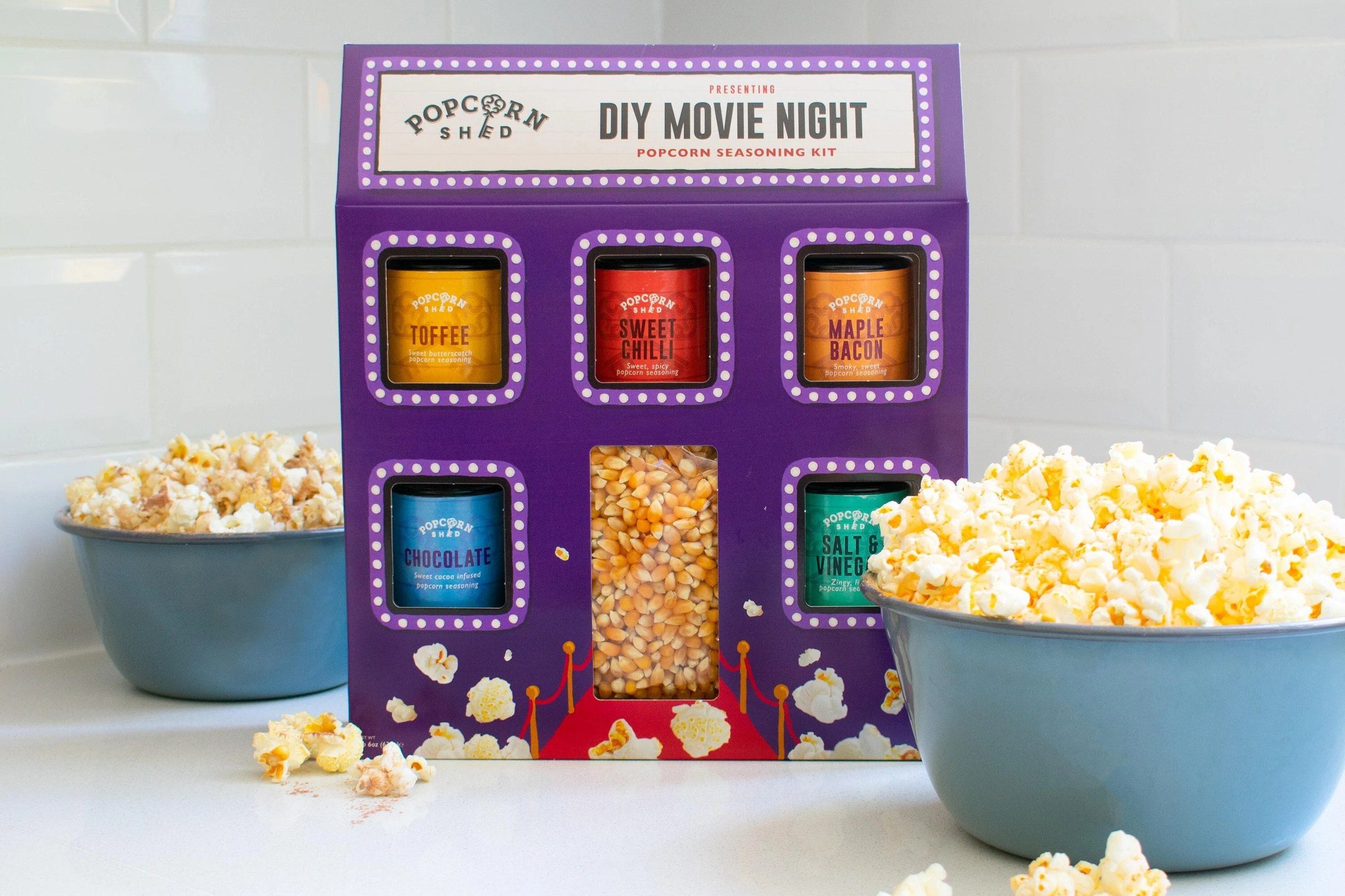 popcorn maison aux épices et au chocolat (Une soirée cinéma gourmande)